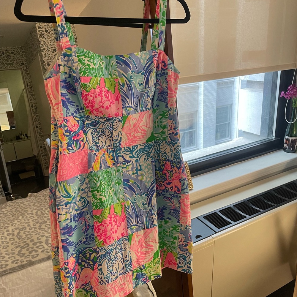 Lilly Pulitzer ~ Patchwork Shift Dress ~ size 4